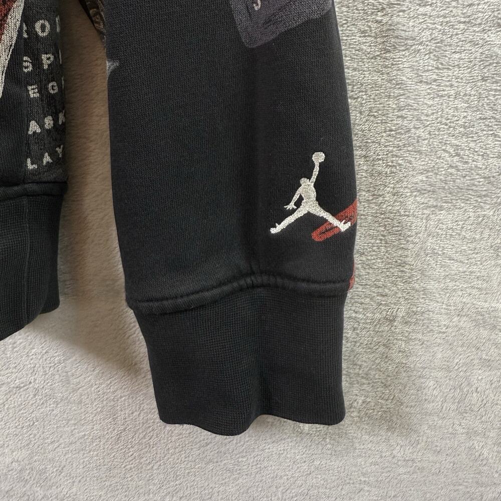 Air Jordan Wings of Flight Pullover Hoodie Women's XS Black Bull Streetwear Fall - Picture 10 of 12